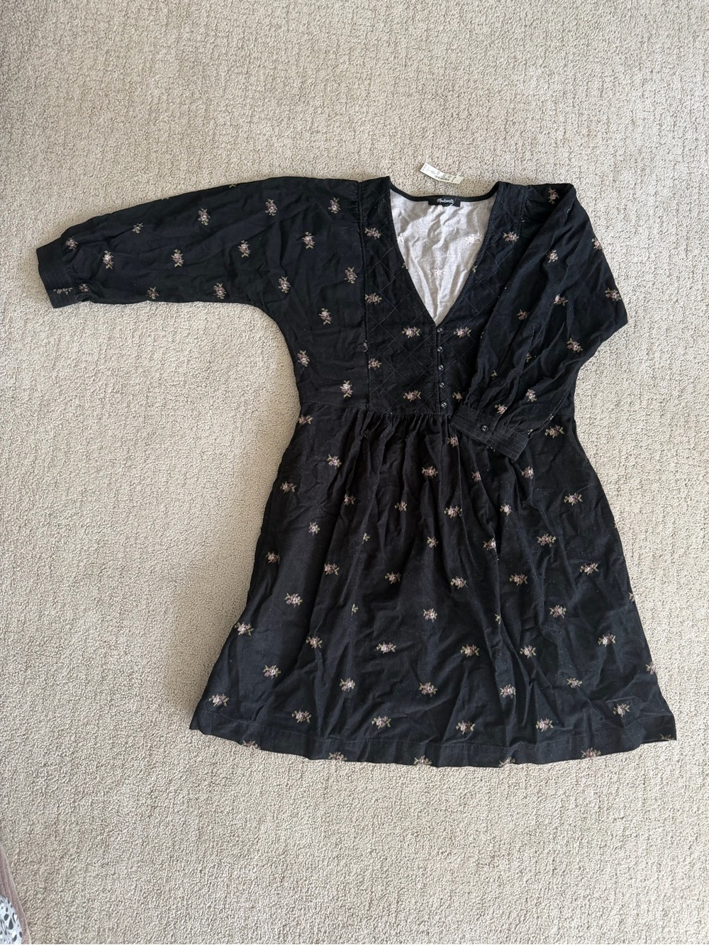 Madewell 100% Cotton Floral Dress